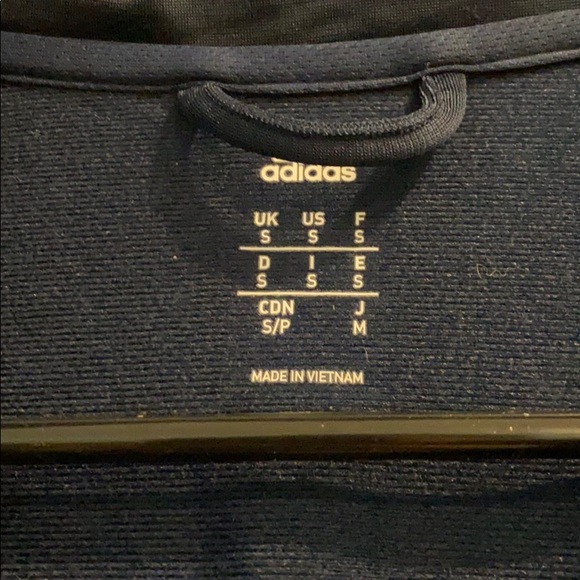 Adidas Navy Stripe Track Jacket - Picture 3 of 3